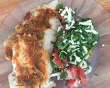 Foto del paso 5 de la receta: Salmón blanco al tomillo con ensalada de rúcula