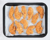 A picture of step 6 of Oven-Baked Chicken Dippers with a Creamy Chive Dip.