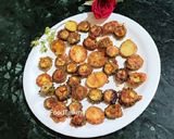 A picture of step 4 of Crispy Karela (Bitter gourd) potatoes.