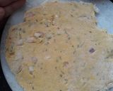 A picture of step 2 of Tandoori missi roti on tawa.