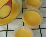 Hình bước làm 4 của món Flan rau câu không cần hấp