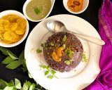 A picture of step 6 of Black Rice Vegetable Upma.