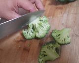 A picture of step 2 of Two Cheese, Baked Broccoli.