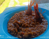 Foto del paso 7 de la receta: Arroz meloso con gambas rojas y sepia