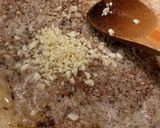 A picture of step 4 of Salisbury steak with mushroom gravy.