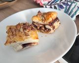 Nutellás-diós banán leveles tésztában recept fázis 4 fotója