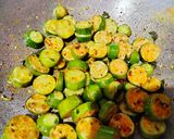 A picture of step 3 of Kundru Peanut and sesame seeds sabzi.