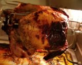 A picture of step 5 of Lemon herb rotisserie chicken.