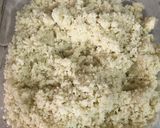 Foto del paso 2 de la receta: Pizza de coliflor con pepperoni y salmón