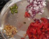 A picture of step 1 of Chilli gobhi.