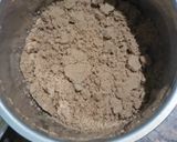 A picture of step 1 of Banana laddu.