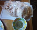 Foto del paso 3 de la receta: Pollo a las brasas con panceta