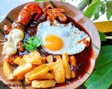 Hình bước làm 4 của món Hàu né phomai hải sản 🦪