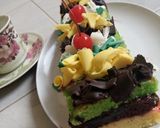 Foto langkah ke 8 dari resep Brownies tiga rasa.