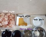 Foto langkah ke 1 dari resep Nasi Tim Ayam Jamur.