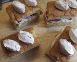 Foto del paso 5 de la receta: Cortaditos rellenos de fresones y crema de cacao con semillas de amapola