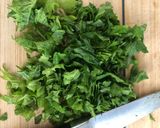 A picture of step 1 of Warm tofu salad with shiso.