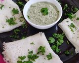 A picture of step 4 of Neer Dosa.