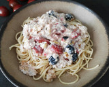 Foto del paso 7 de la receta: Espaguetis con soja cremosa