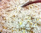 A picture of step 1 of Coconut Rava ladoo.