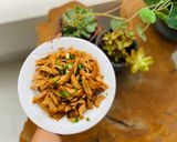 Hình bước làm 5 của món Ức gà rim nước tương
