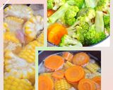 Hình bước làm 2 của món Canh RAU CỦ hầm xương 🥦🥕🌽