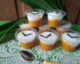 Foto langkah ke 4 dari resep Talam labu kuning lumer.