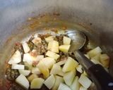 A picture of step 3 of Alu choliya salan ❤❤.