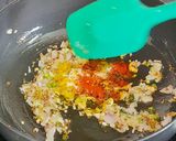 A picture of step 3 of Dal khichdi.