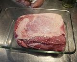 Foto del paso 1 de la receta: Asado frustado, que terminó siendo al horno...Por la lluvia vió