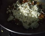 A picture of step 4 of Paneer bhurji.