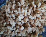 Foto del paso 5 de la receta: Espaguetis con salsa de pimientos asados y soja texturizada