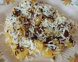 Foto langkah ke 3 dari resep Pisang Kukus Keju Meses.
