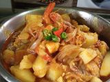 চিংড়ি দিয়ে আলু চচ্চড়ি(chingri diye aloo chorchori recipe in Bengali)