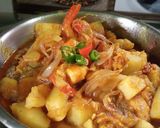 চিংড়ি দিয়ে আলু চচ্চড়ি(chingri diye aloo chorchori recipe in Bengali) রেসিপি ধাপ - 4 ছবি