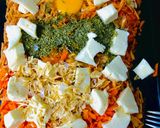 Foto del paso 2 de la receta: BOCADOS DE PAPA, ZANAHORIA Y BATATA (todo rallado) CON QUESO 🥔🥕🍠🧀🥘