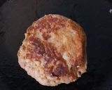 A picture of step 3 of Tawa Veg Tikki Burger.