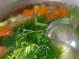 Sayur Bening Bayam Edamame