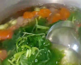 Foto langkah ke 3 dari resep Sayur Bening Bayam Edamame.