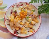 Hình bước làm 2 của món Salad trái cây trộn chả