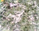 A picture of step 2 of Egusi Soup.