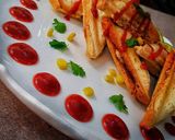عکس مرحله 1 از دستور اسنک مرغ و قارچ