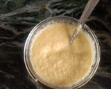 A picture of step 1 of Paneer stuffed moong dal chilla.