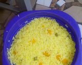 A picture of step 1 of Tumeric rice.