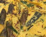 Foto langkah ke 3 dari resep Santan Ikan Cakalang Asap + Terong Ungu.