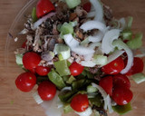 Foto del paso 2 de la receta: Ensalada de judías con escabechado de sardinas