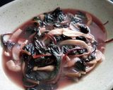 Foto langkah ke 7 dari resep Tumis Bayam merah dan jamur shimeji.