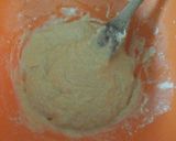 A picture of step 3 of Vegan Pancakes with Strawberry sauce.