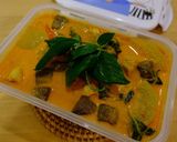 รูปขั้นตอนการทำที่ 9 ของ เมนูข้าวกล่อง แกงเผ็ดฟักเขียวใส่ไก่ - Red Curry with Chicken and Gourd