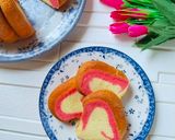 Foto langkah ke 7 dari resep Cake Merah Putih.